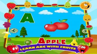 Fruit Learn Alphabet Games - Learning Fruits Name Screenshot2