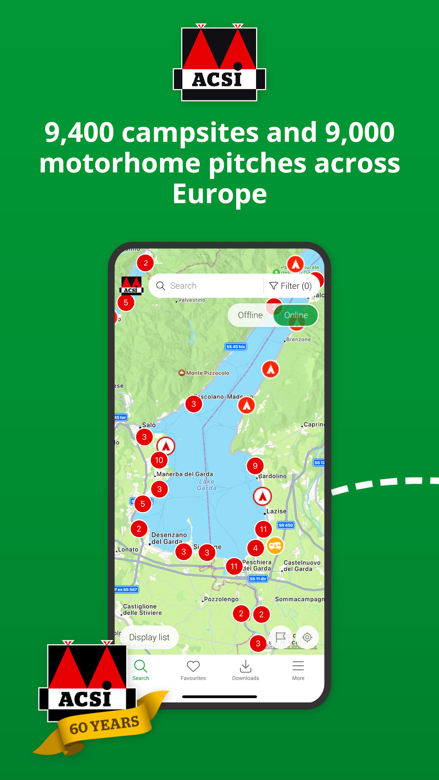 ACSI Campsites Europe Screenshot1
