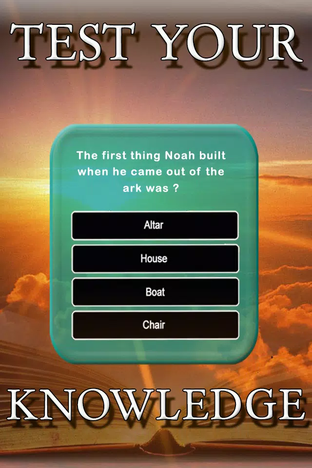 Holy Bible Faith Test Quiz Screenshot6