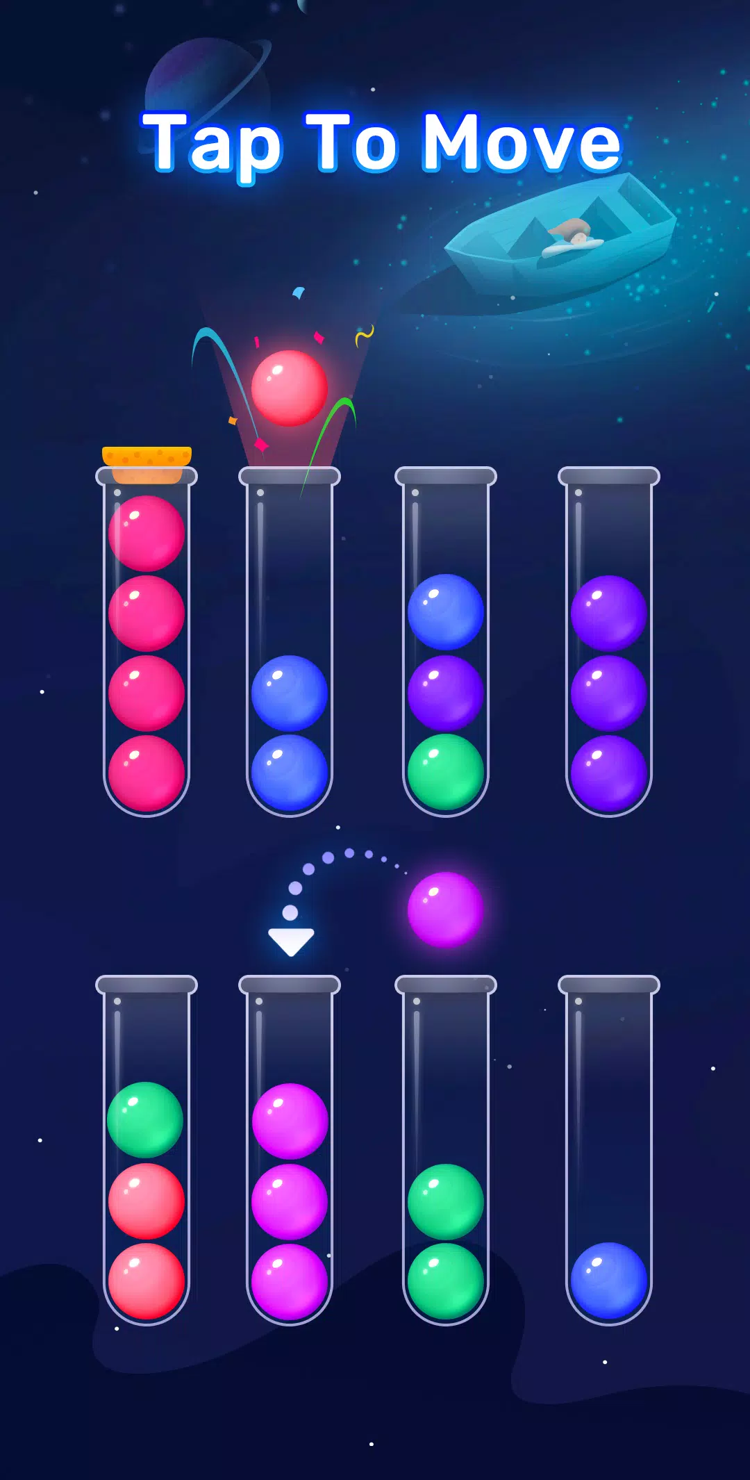 Ball Sort - Color Sort Puzzle! Screenshot1