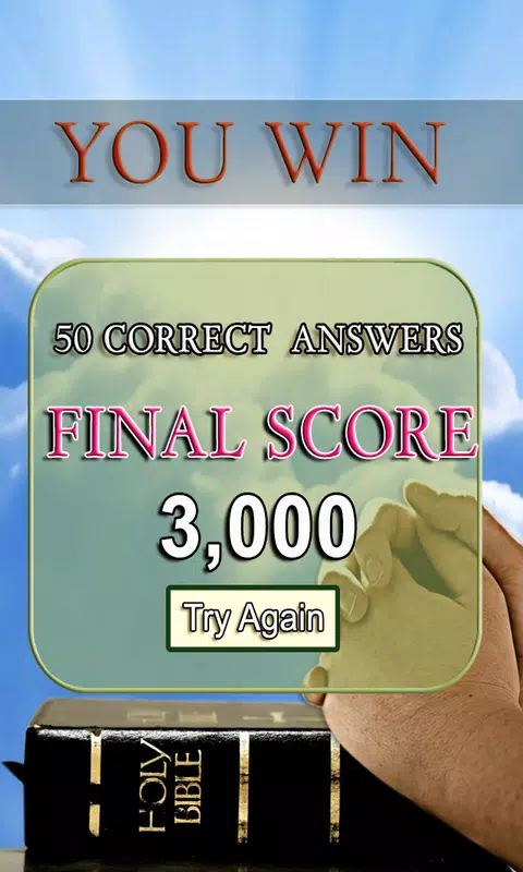 Holy Bible Faith Test Quiz Screenshot4