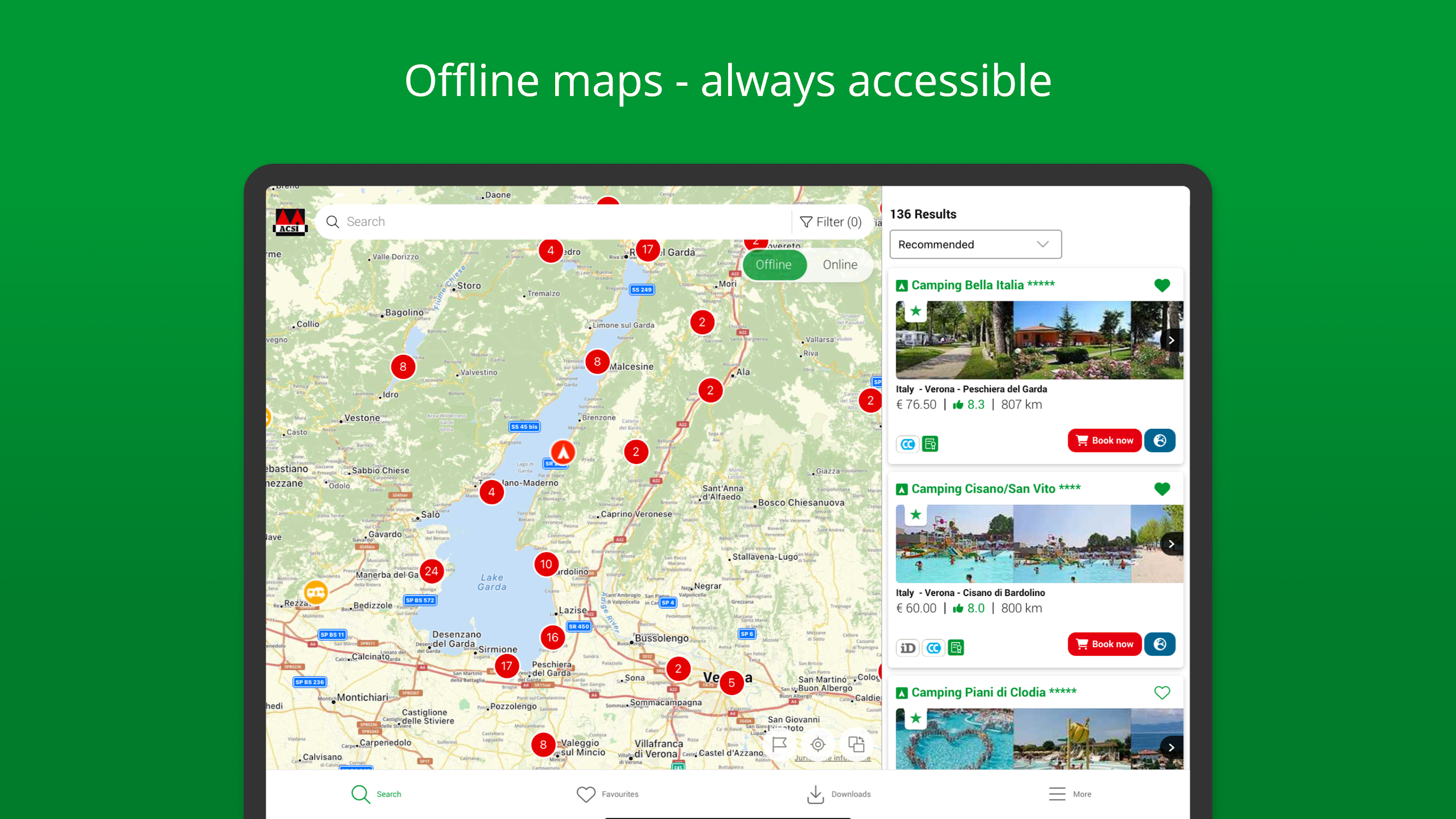 ACSI Campsites Europe Screenshot11