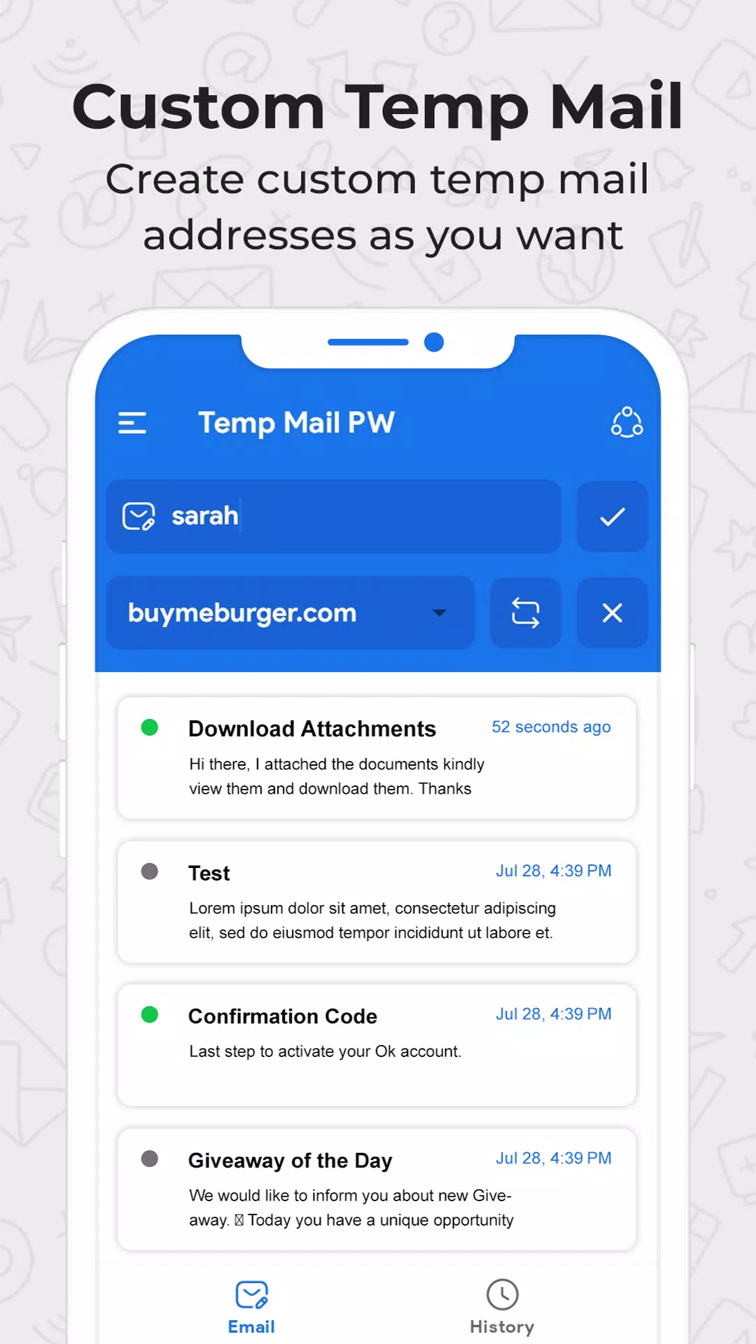 Temp Mail PW Screenshot8