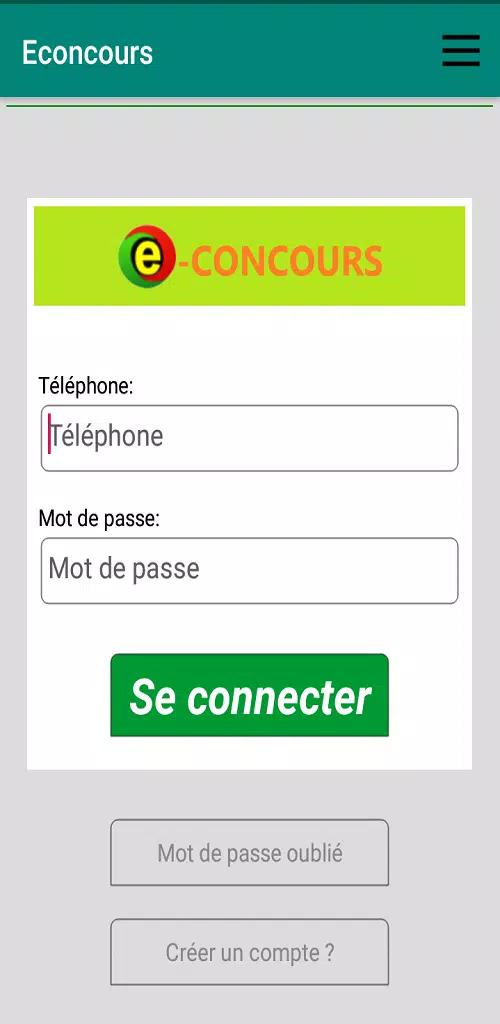 eConcoursBF Screenshot1