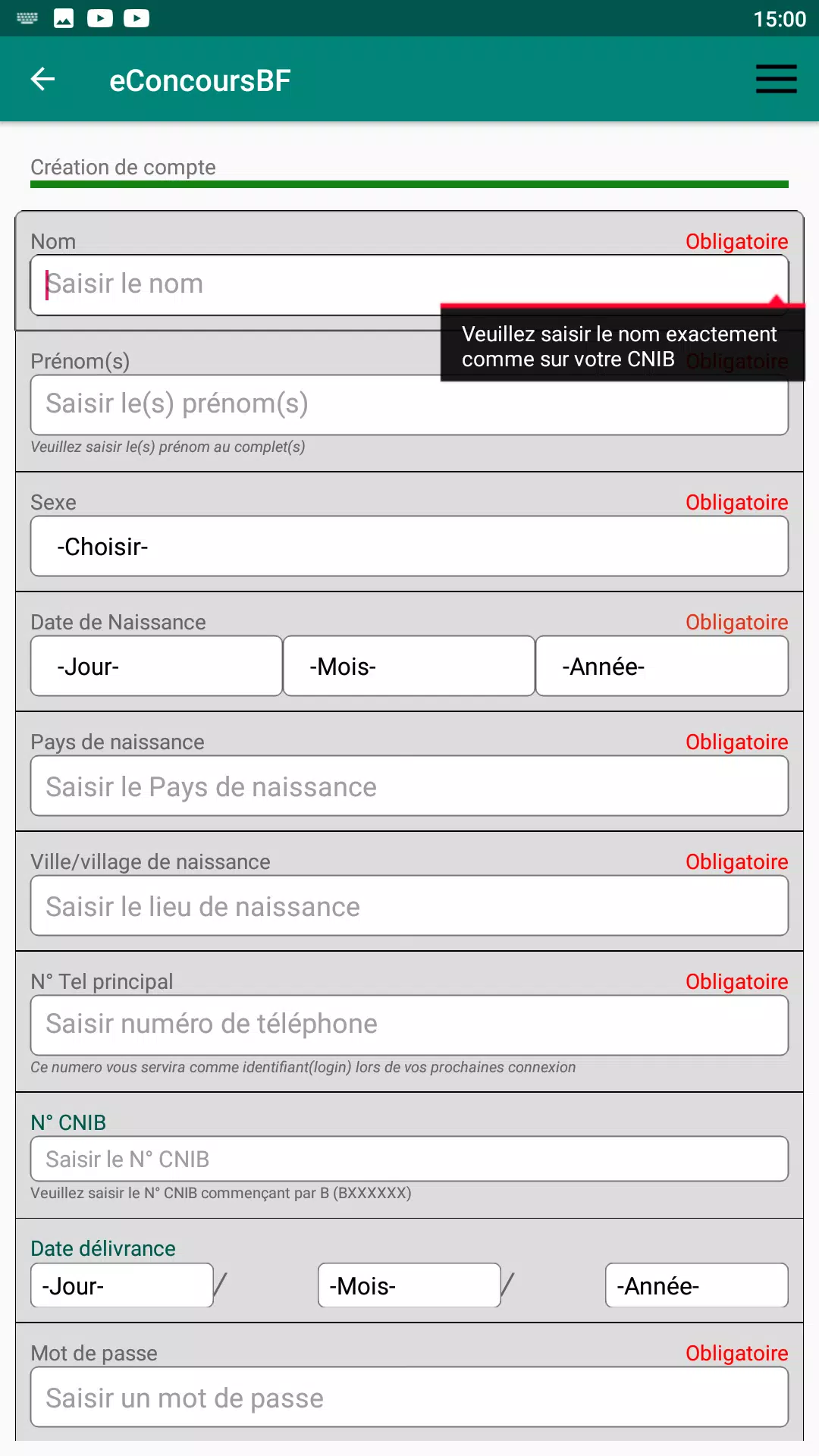 eConcoursBF Screenshot8