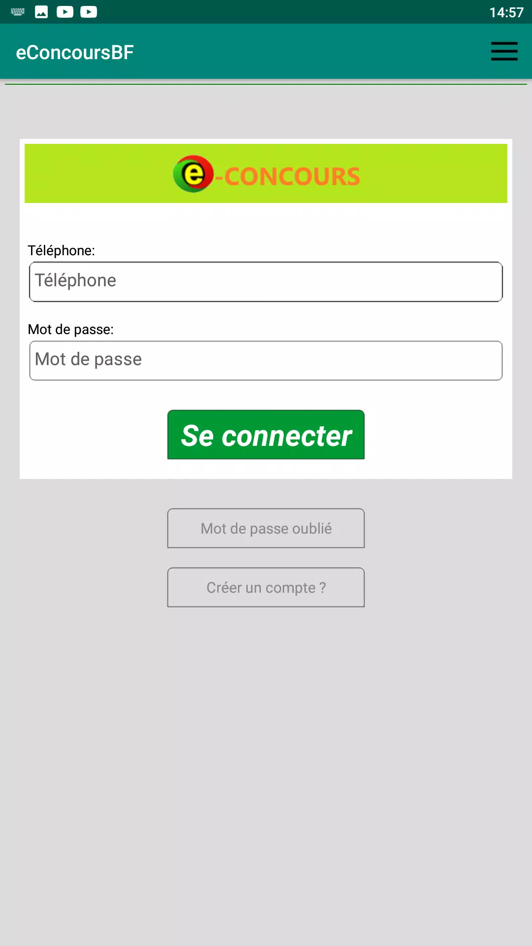 eConcoursBF Screenshot6