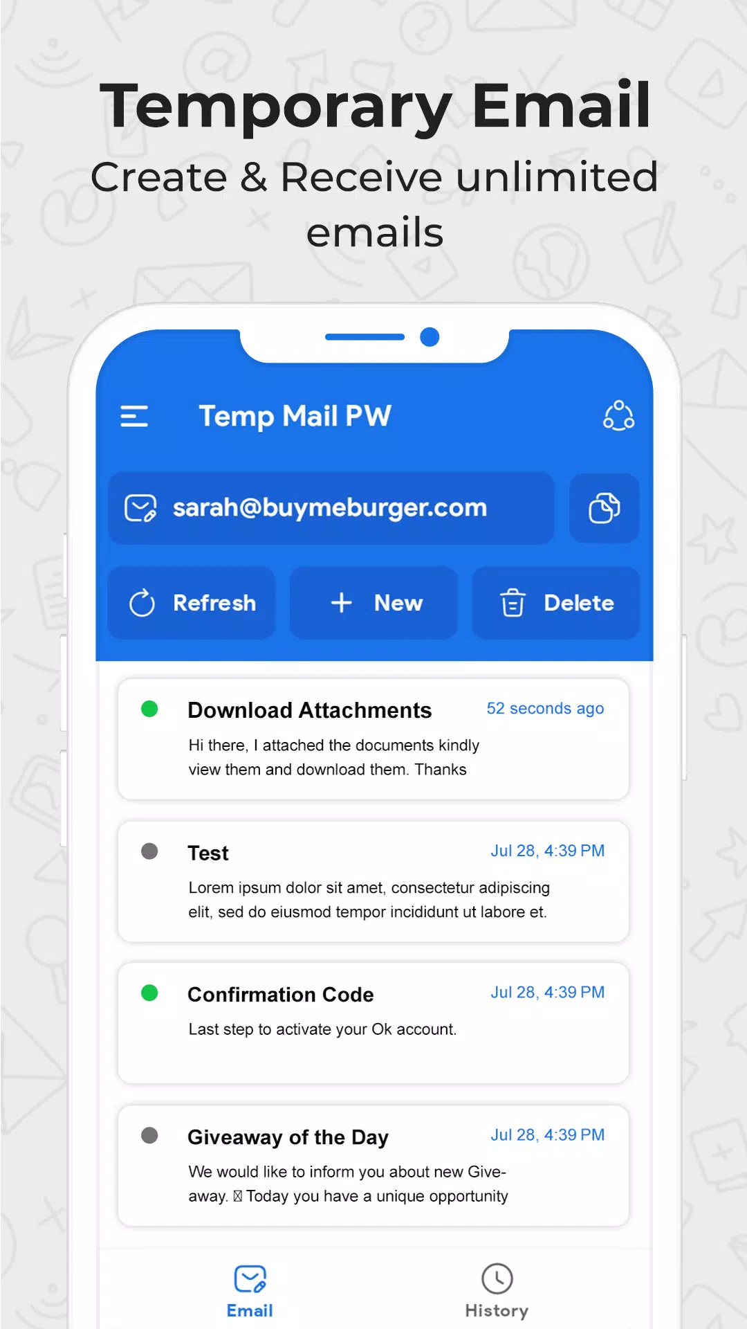 Temp Mail PW Screenshot6