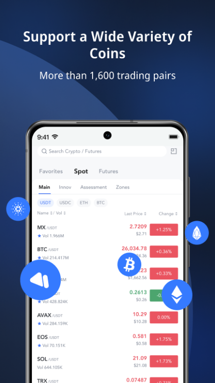 MEXC-Buy & Sell Bitcoin Screenshot3