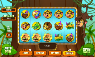 Monkey Slot Machine Mania Free Screenshot3