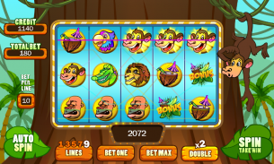 Monkey Slot Machine Mania Free Screenshot2