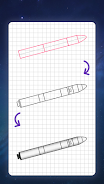 How to draw rockets by steps Screenshot13