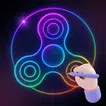 Magic Finger Glow Spinner Art APK