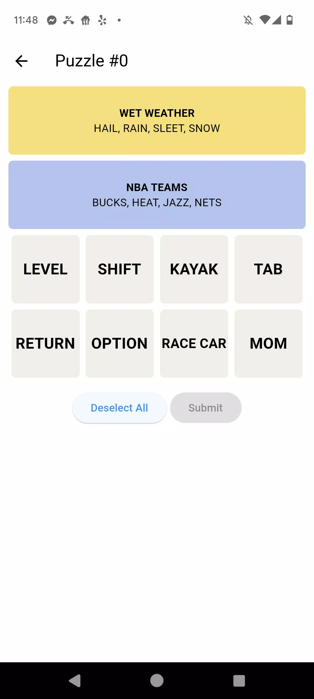 Connections Game Archive Screenshot2