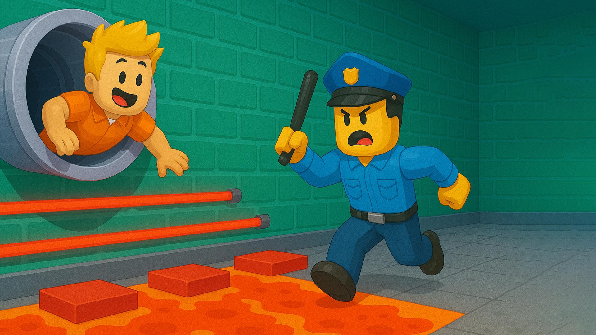 Obby Prison Escape Jail Run Screenshot5