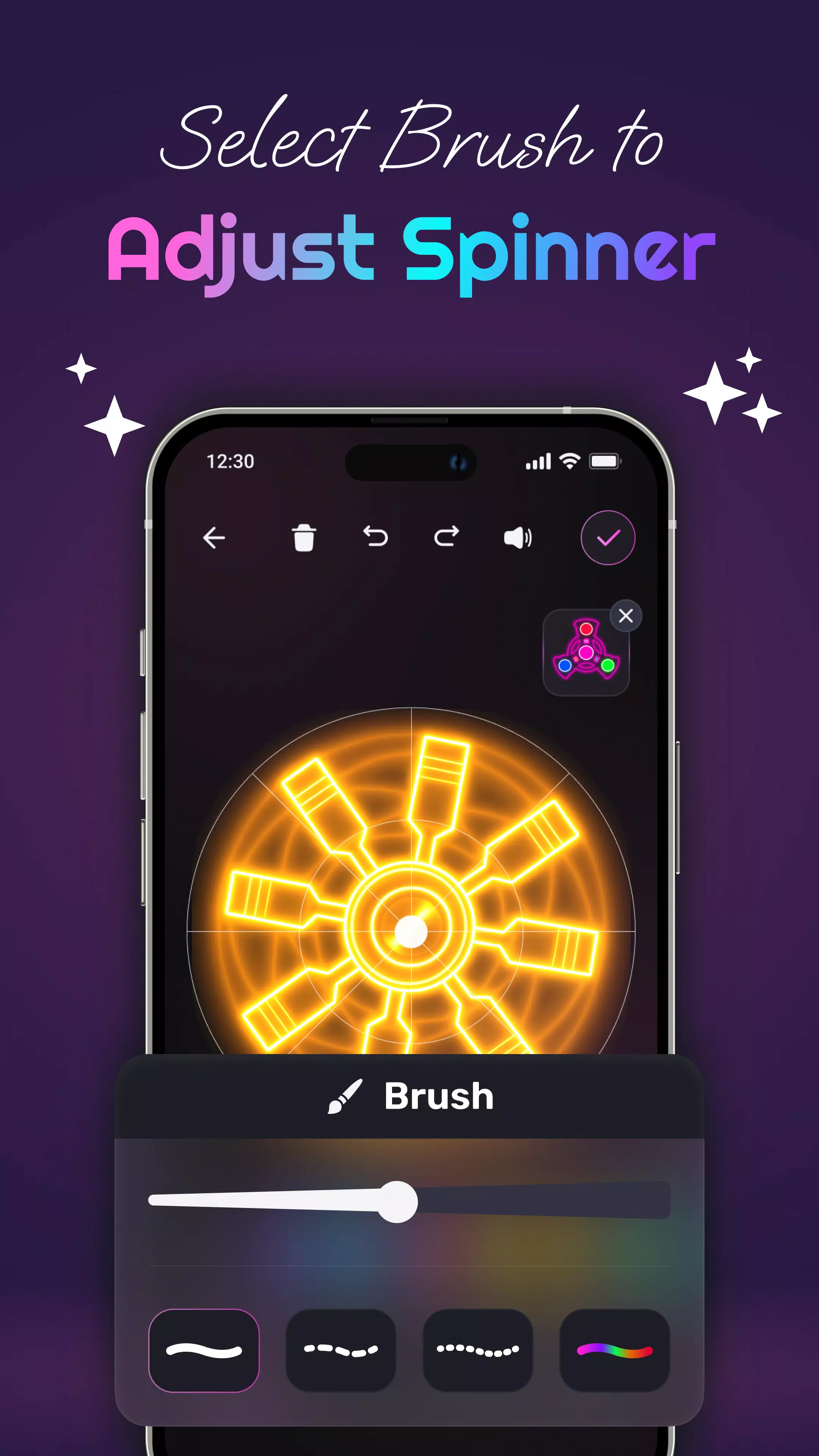Magic Finger Glow Spinner Art Screenshot7