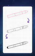 How to draw rockets by steps Screenshot14