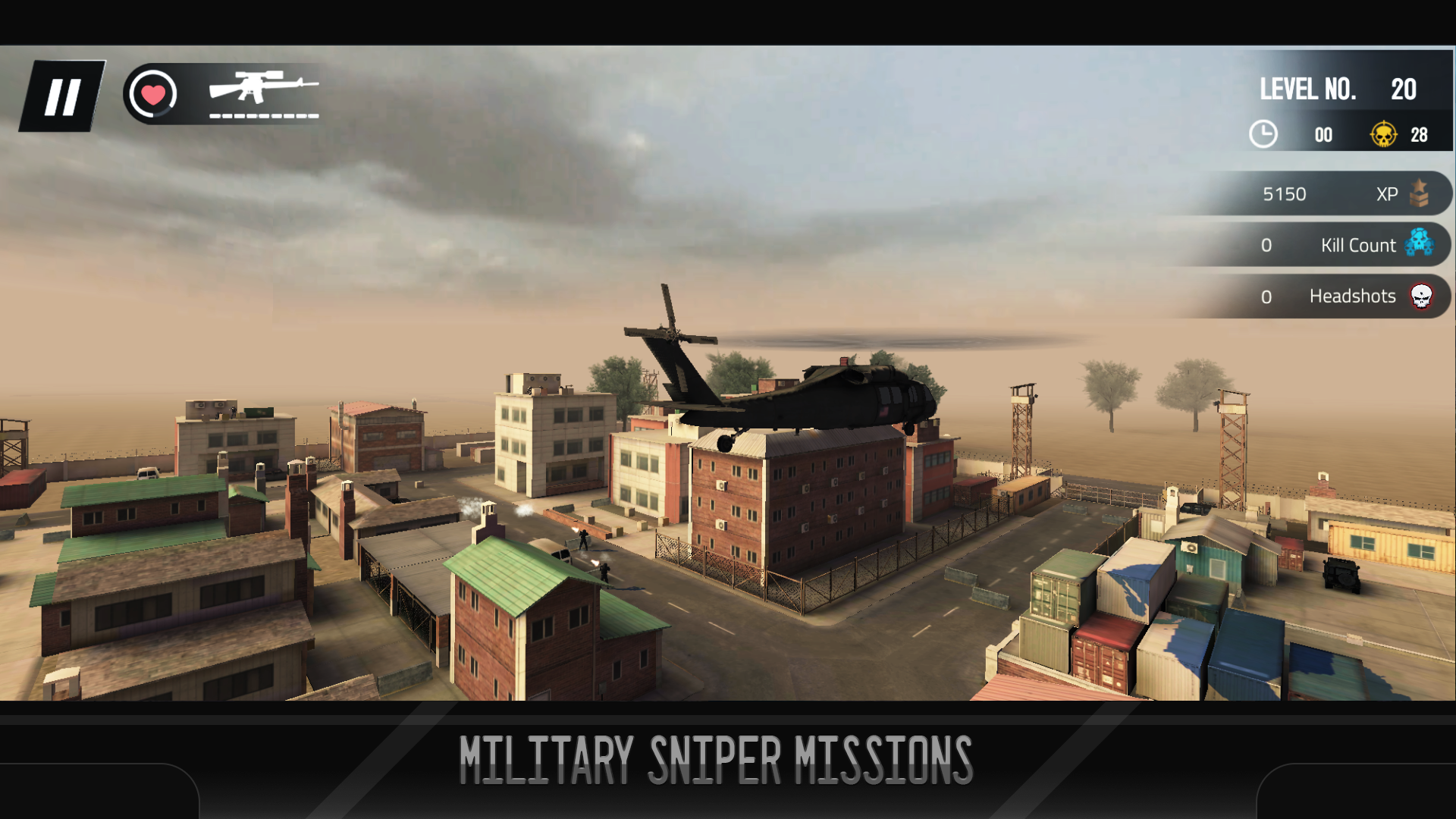 Black Commando 3D War Sniper Screenshot5