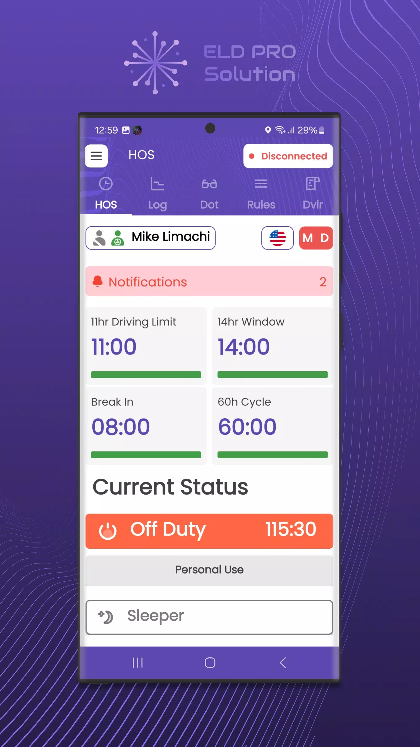 ELD Pro Solution Screenshot3