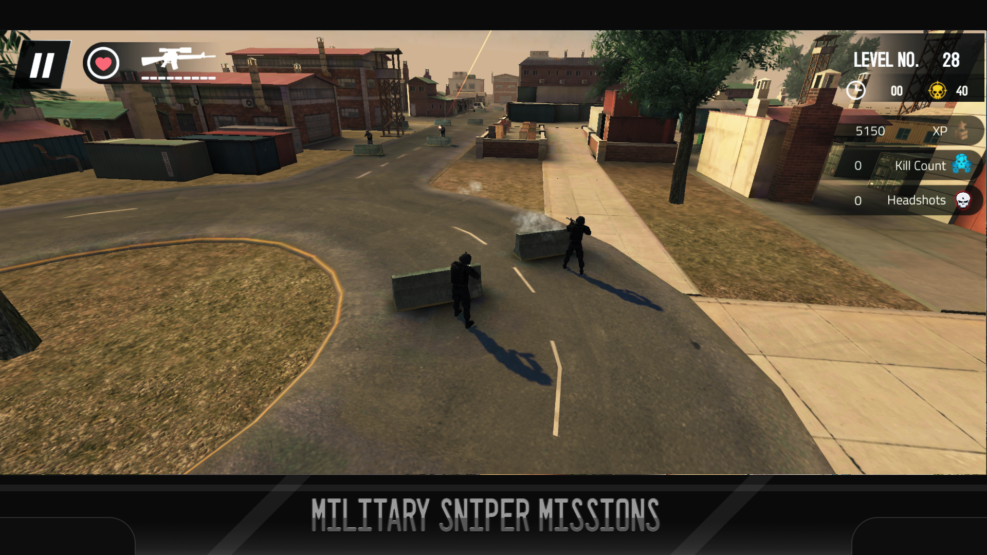 Black Commando 3D War Sniper Screenshot3