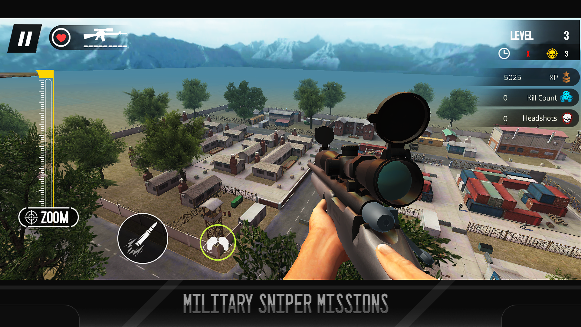 Black Commando 3D War Sniper Screenshot1