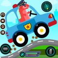 Dinosaurs Police Cars Workshop APK
