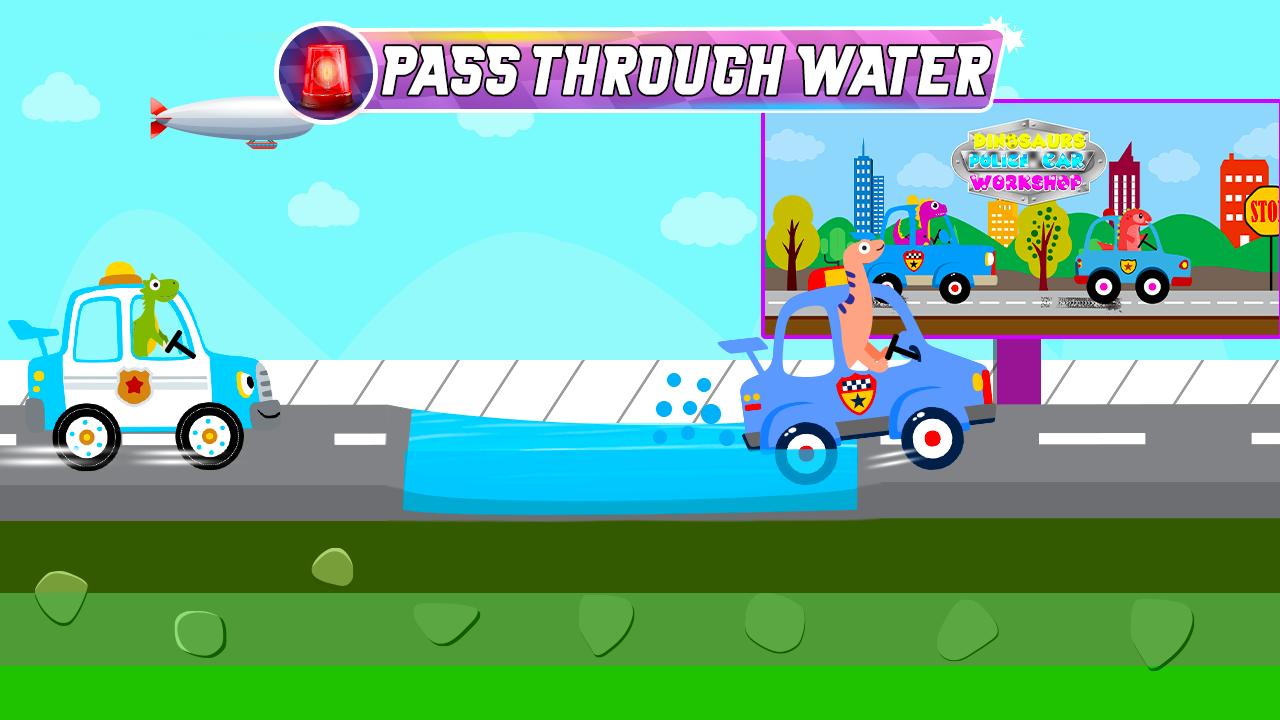 Dinosaurs Police Cars Workshop Screenshot4