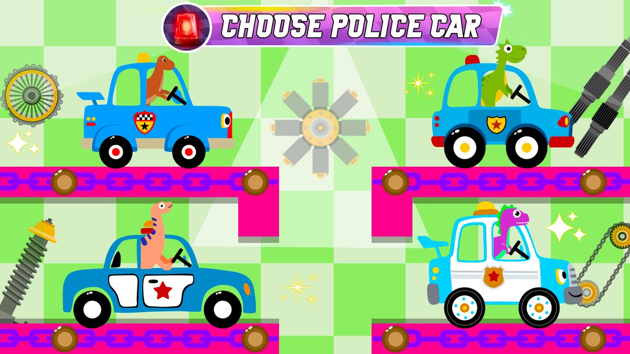 Dinosaurs Police Cars Workshop Screenshot3