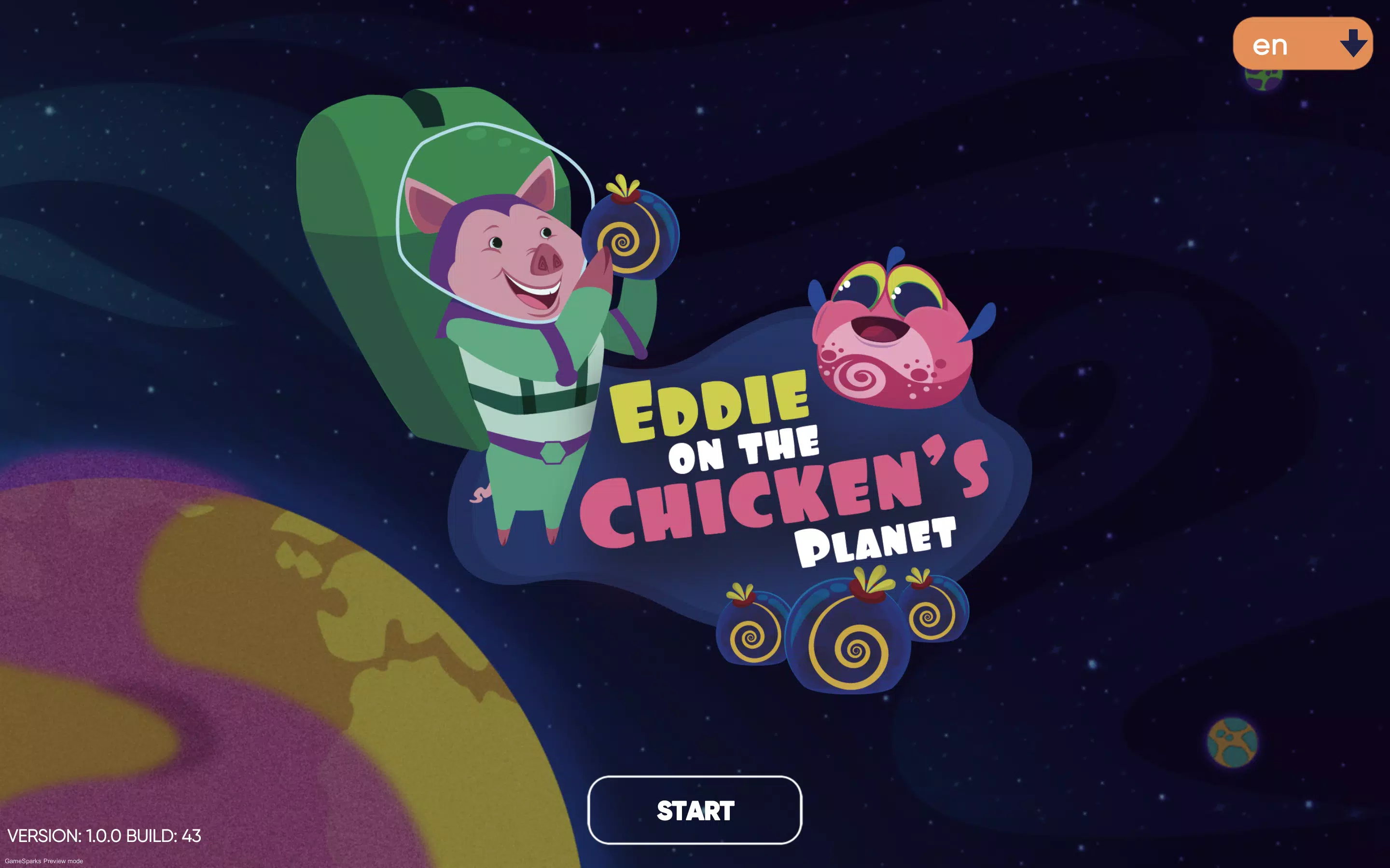 Eddie on the Chicken's Planet Screenshot1