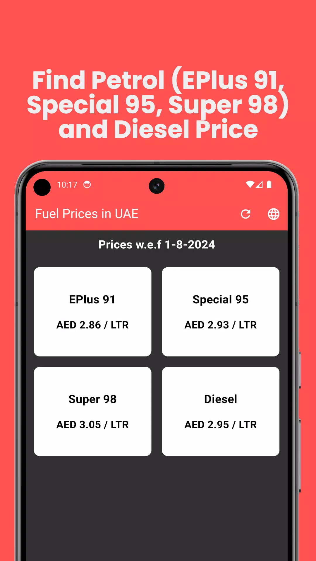 Dubai Petrol Price Today Screenshot2