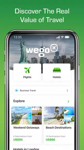 Wego - Flights, Hotels, Travel Screenshot1
