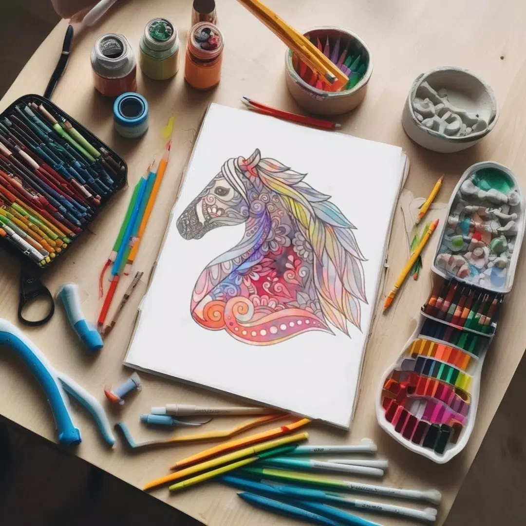 Coloring Horse Screenshot1