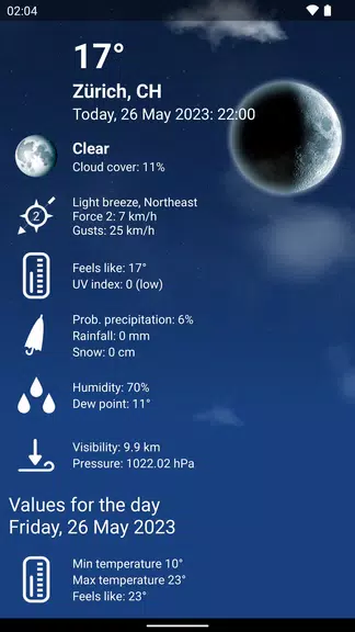 Weather Switzerland XL PRO Screenshot3