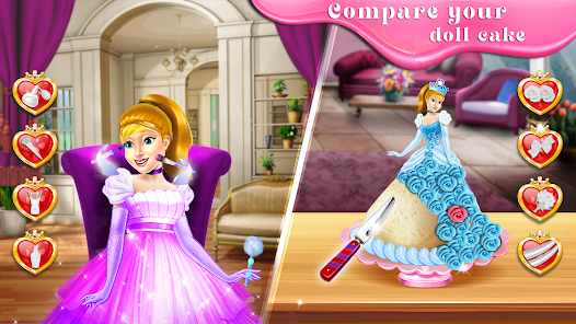 Fashion Doll- Girls Cake Games Screenshot9