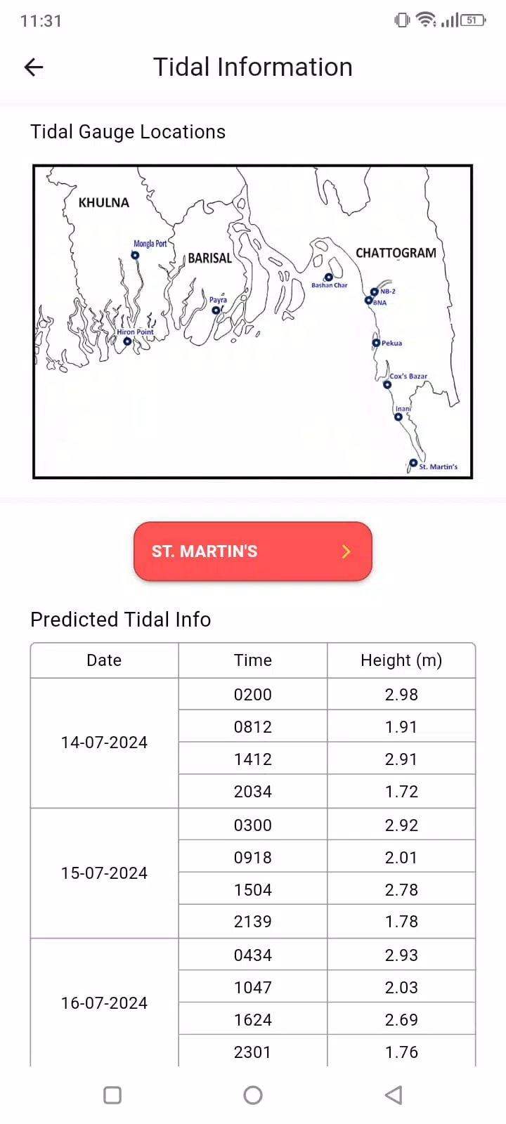 Marine Weather Forecast Screenshot5