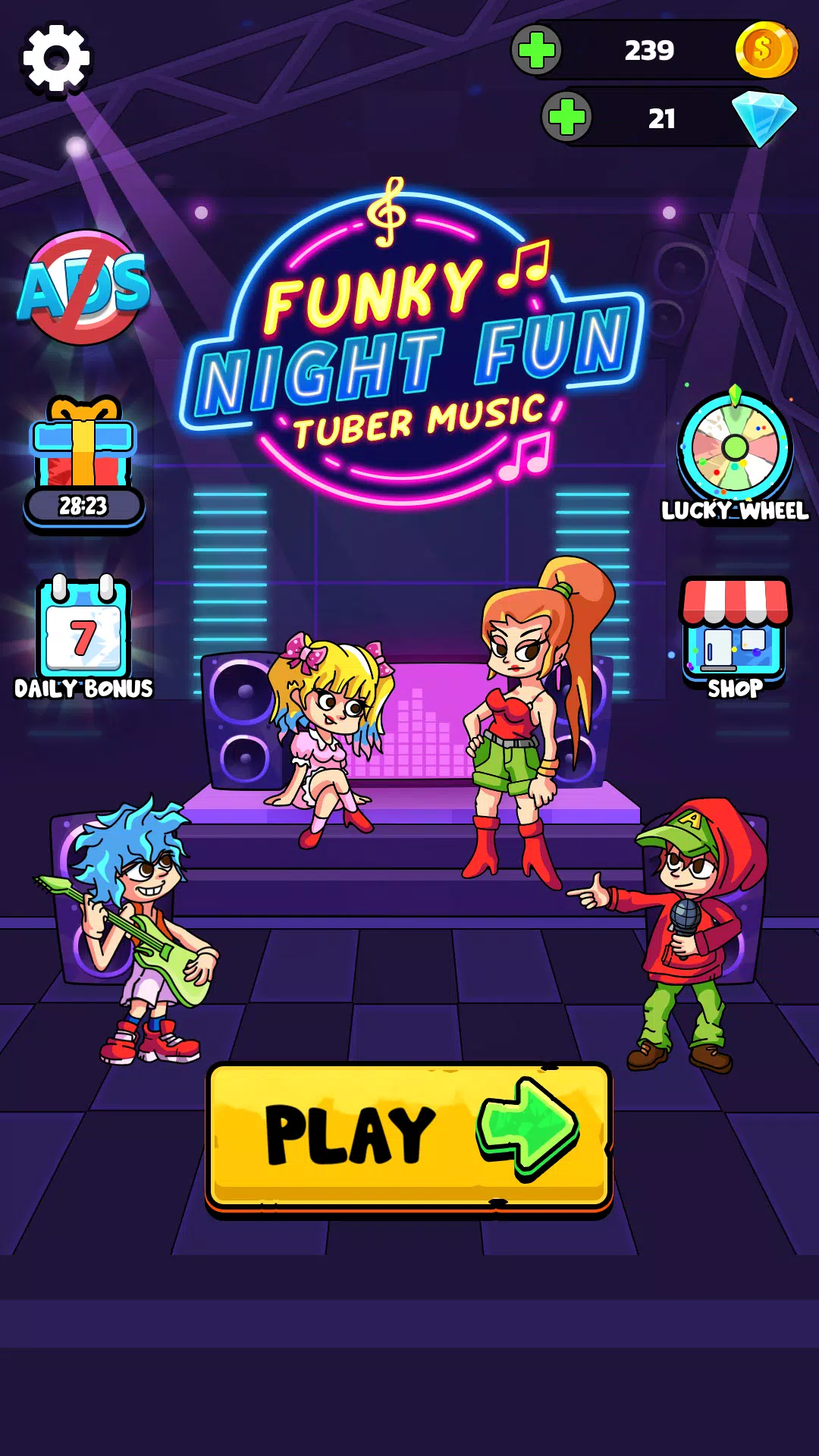 Funky Night Fun: Tuber Music Screenshot5