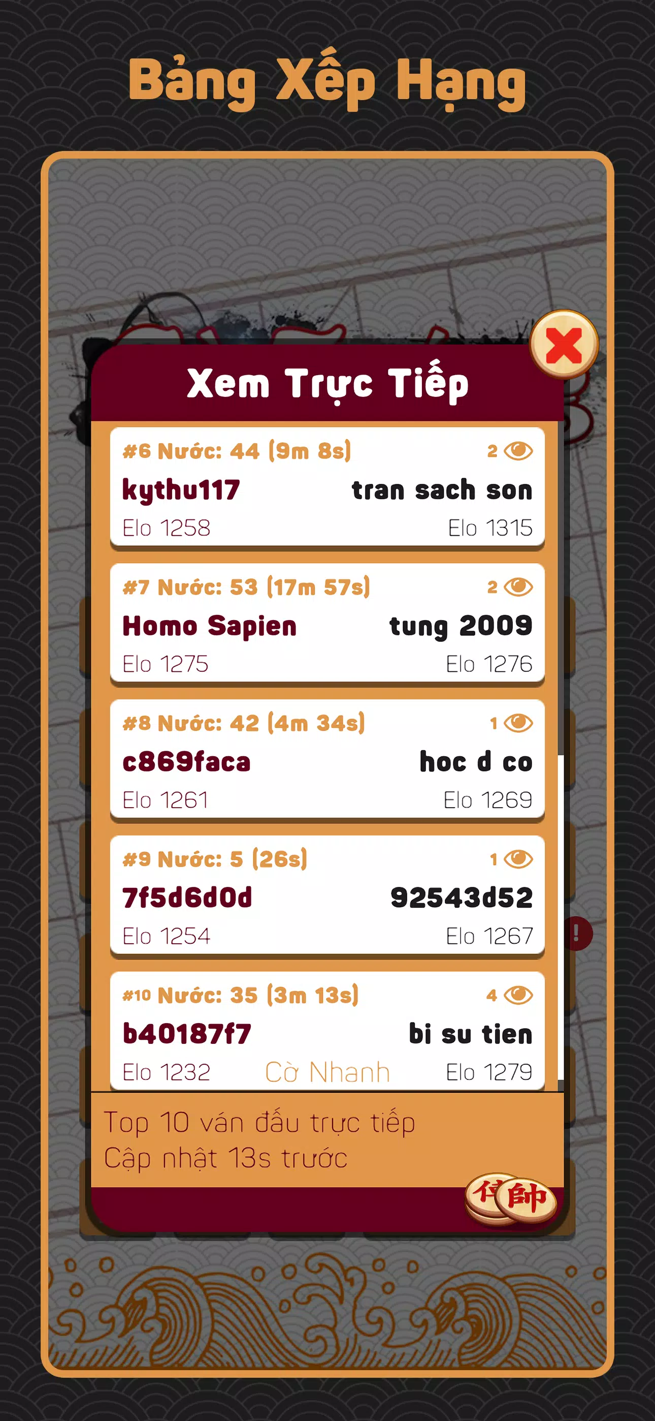 Cờ Tướng Online Screenshot5