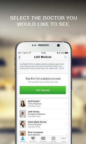 LiveHealth Online Screenshot1