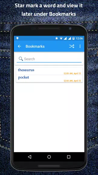 Pocket Thesaurus Screenshot4