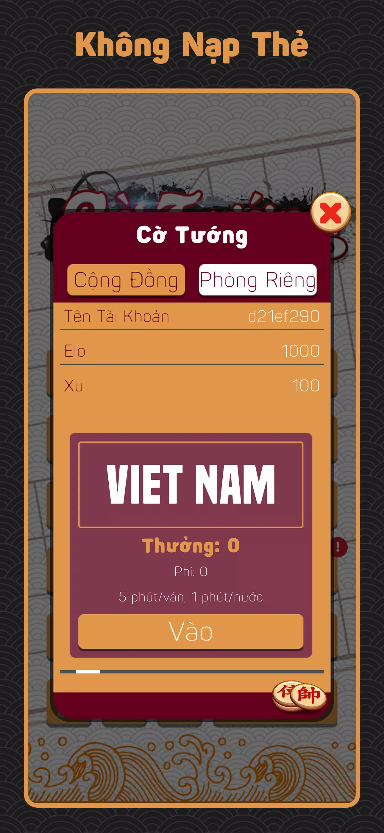 Cờ Tướng Online Screenshot2