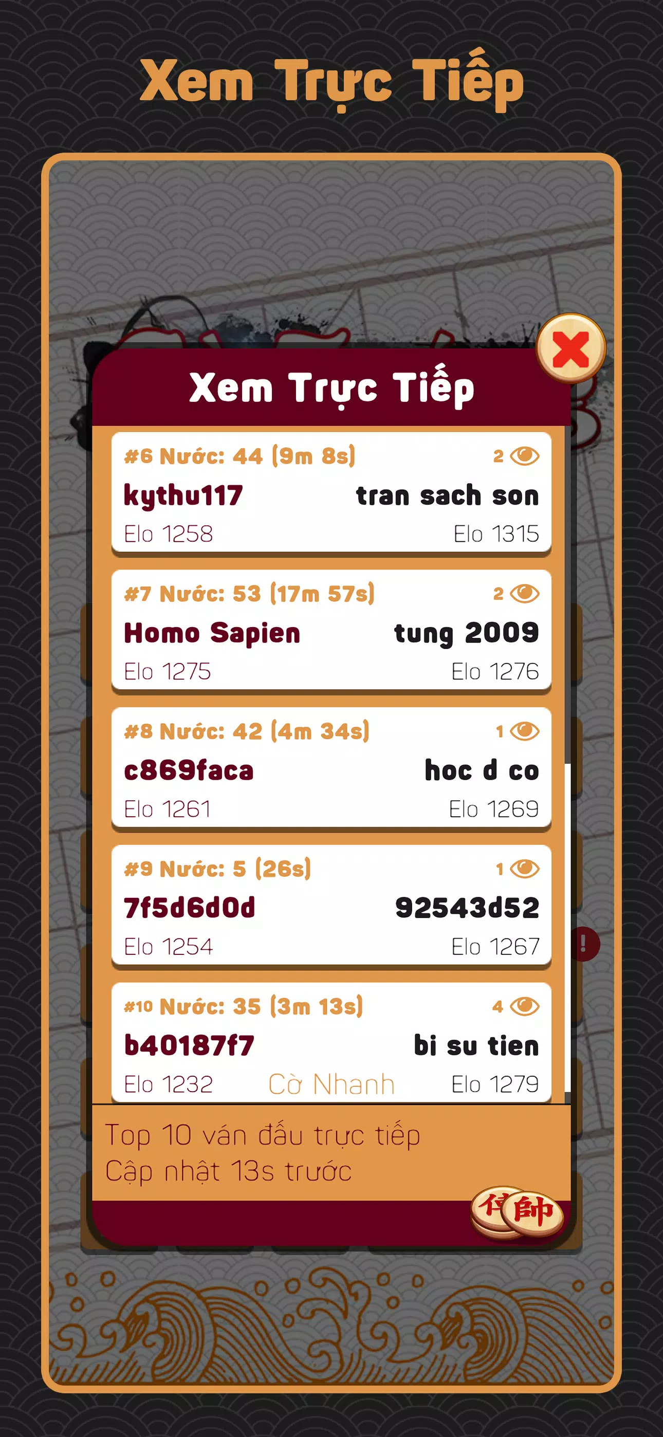 Cờ Tướng Online Screenshot7