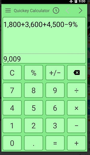 Calculator app Screenshot3