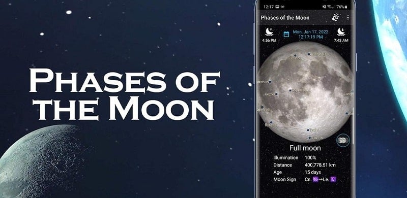 Phases of the Moon Calendar & Wallpaper Pro Screenshot1