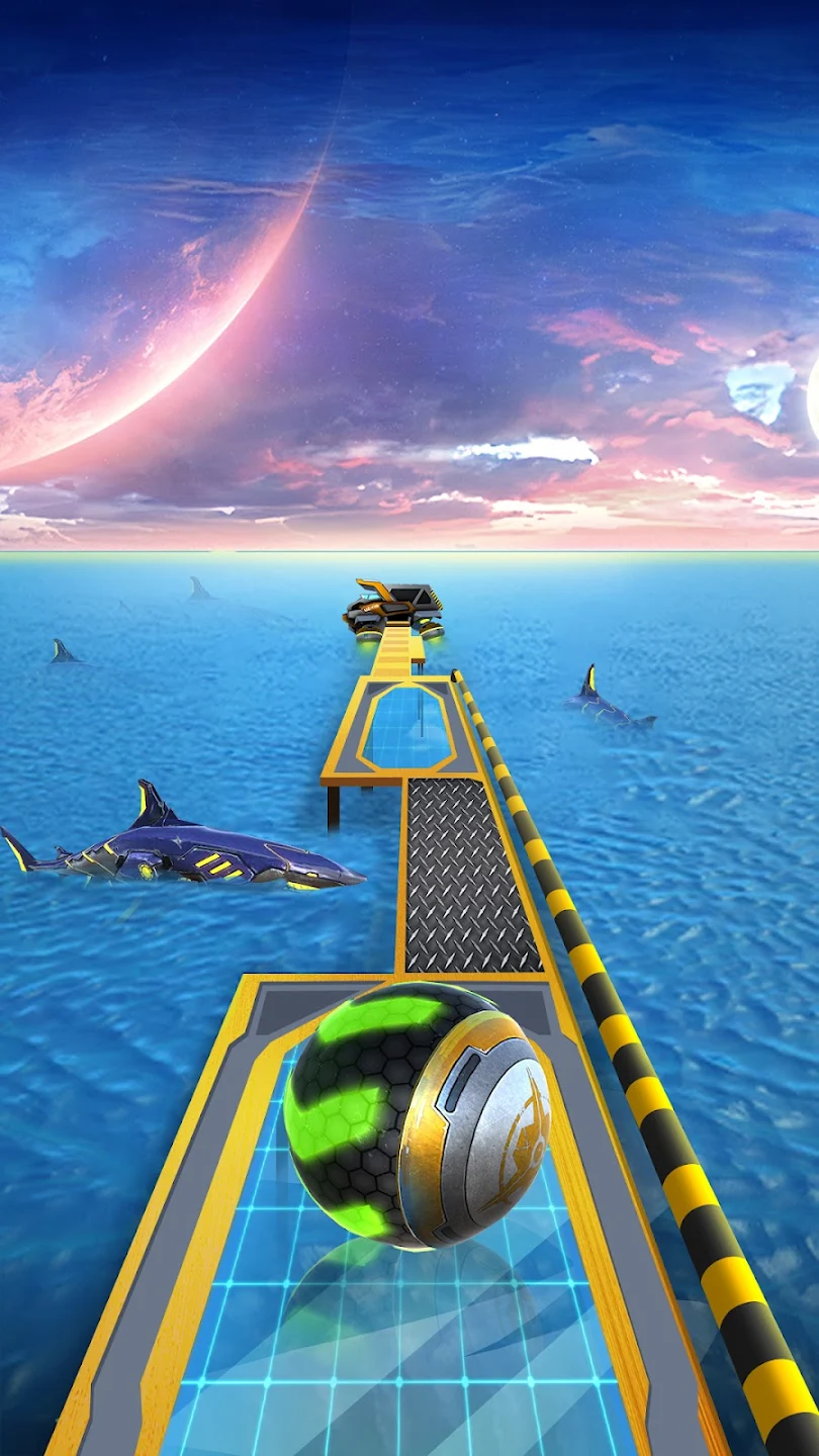 Space Rolling Balls Race Screenshot3