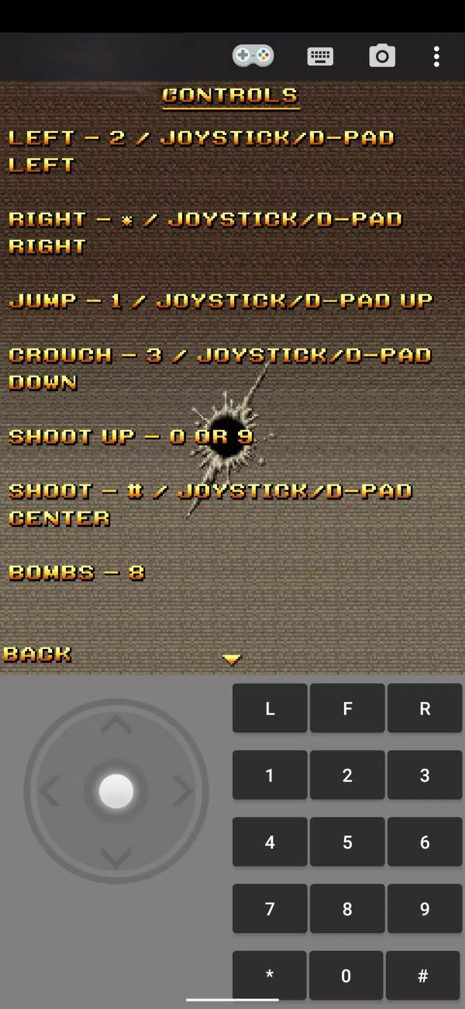 J2ME Emulator Screenshot3