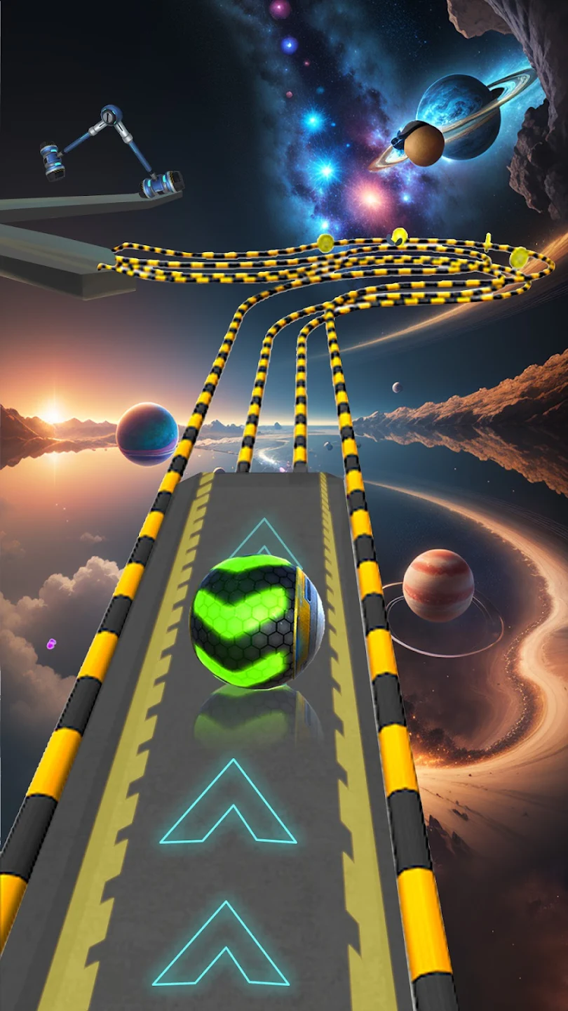 Space Rolling Balls Race Screenshot1