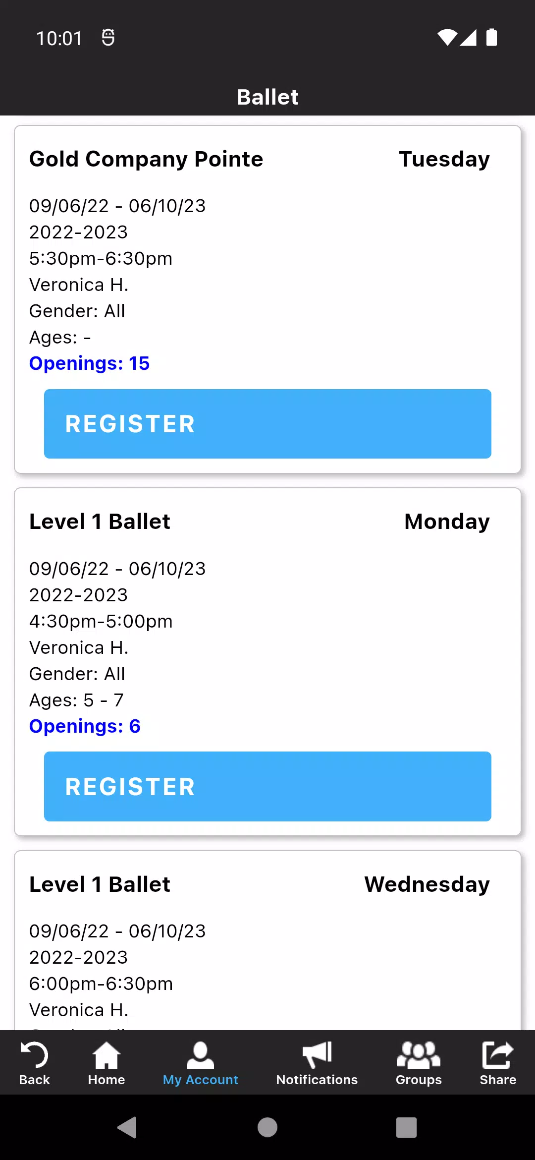 Pivot Dance Center Screenshot3