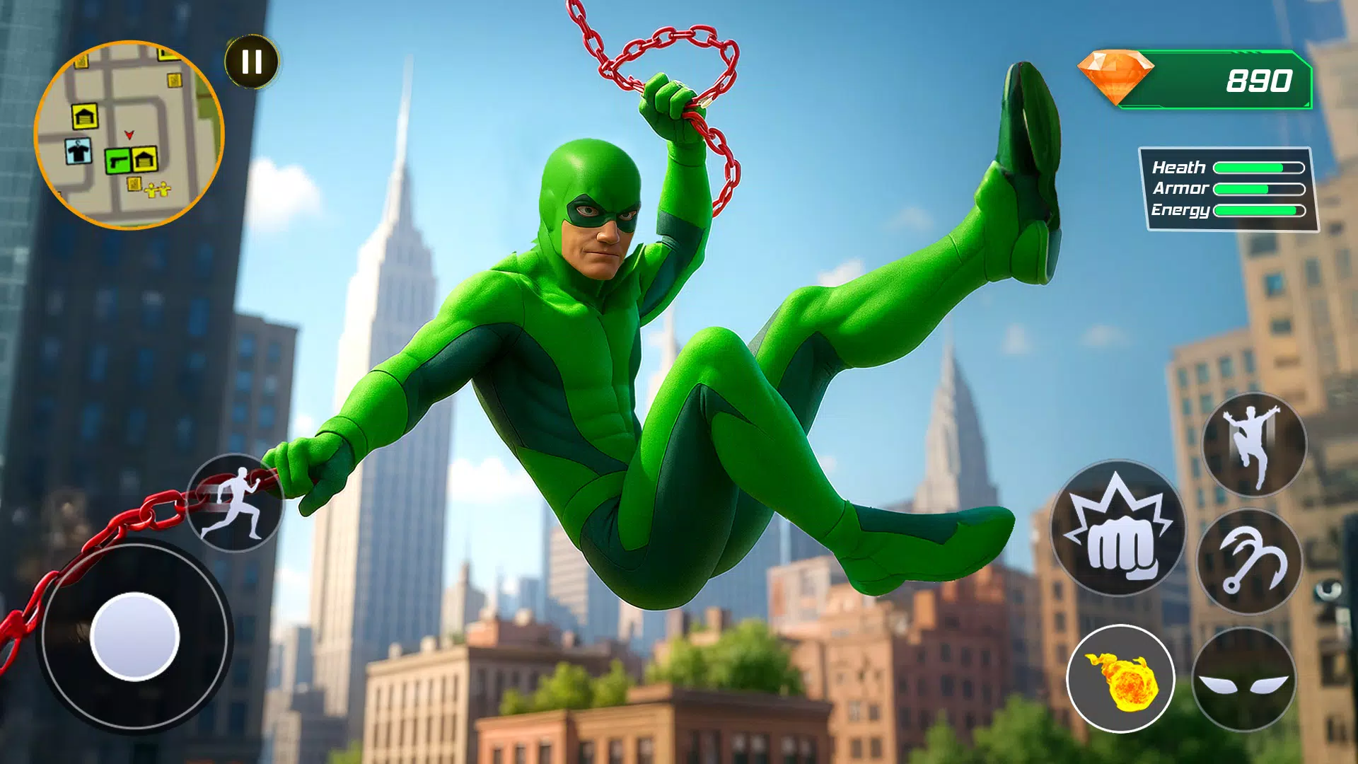 Super Rope: Hero Flying Screenshot3