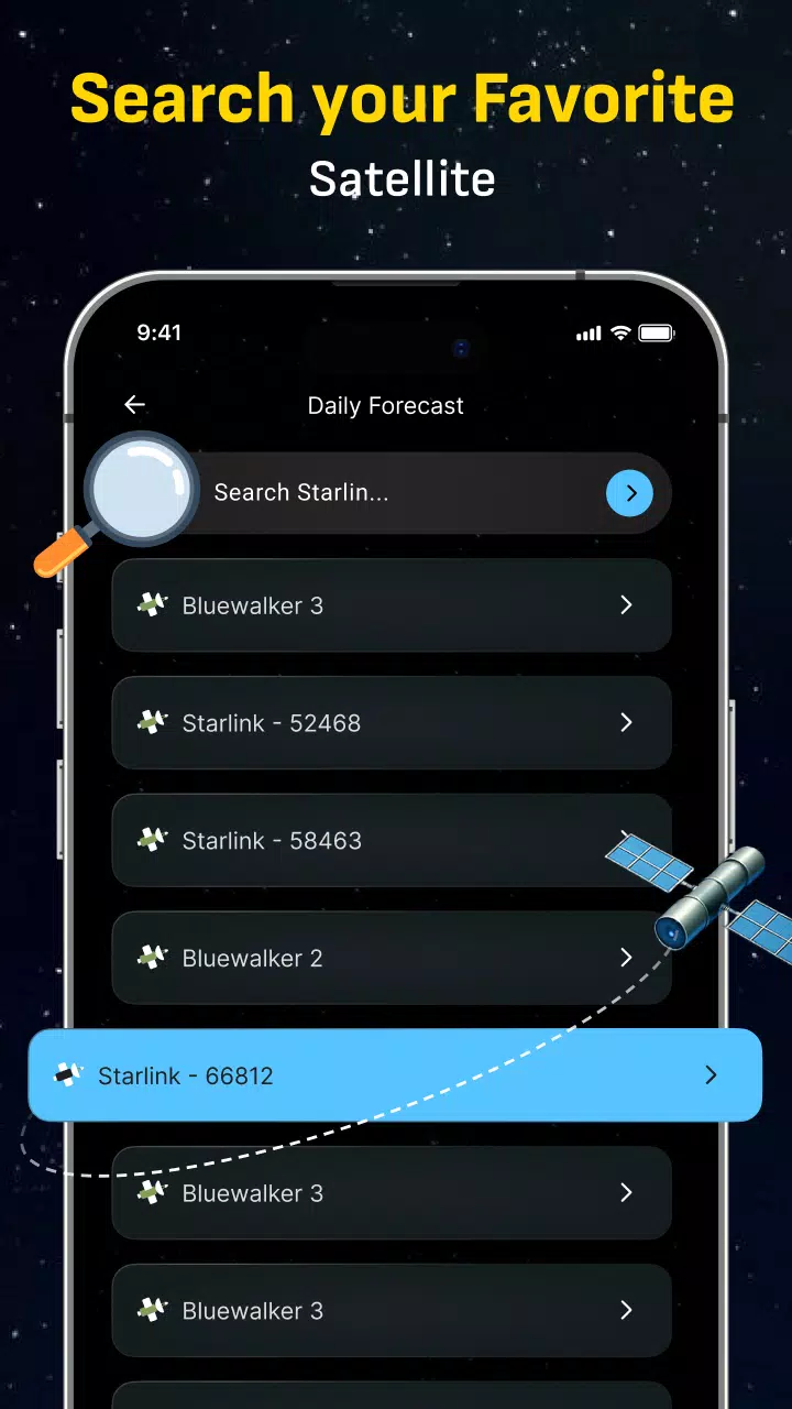 Satellite Tracker 3D Screenshot2