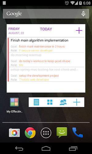 My Effectiveness Habits Screenshot8