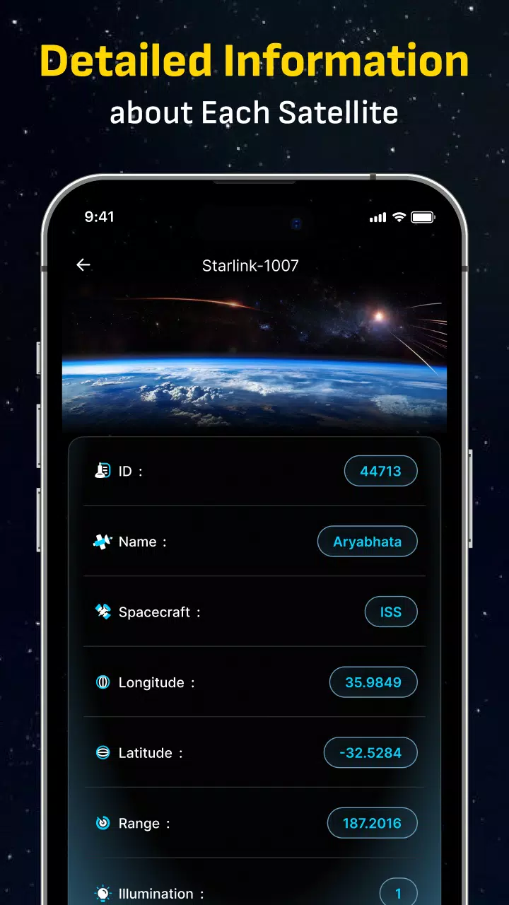 Satellite Tracker 3D Screenshot4